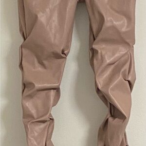 Women’s Tan Leather like Pants